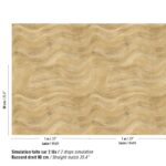 Elitis Lanzarote Calero metal VP 1029-91 Ruée vers l'or patroon