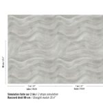 Elitis Lanzarote Calero metal VP 1029-92 Filament d'argent patroon