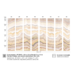 Patroon van Panorama behang Elitis Lanzarote Monumenta VP 1034-01