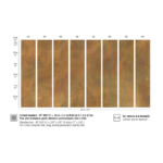 Patroon van Lanzarote Palazzo panorama behang VP 1032-01 van Elitis, koper metaal wand