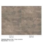 Elitis Lithos behang in kleur Roche de Scylla(RM 1119-70) - Product patroon