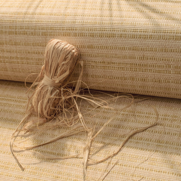 Elitis Marr Raffia II VP 1048-07 Terre de lumière behang sfeer weergave