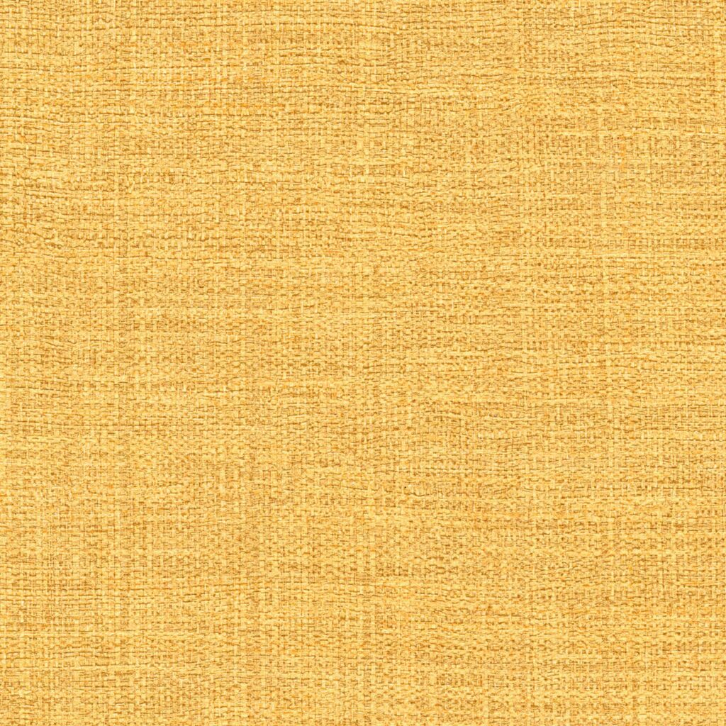 Detail van Geel Madagascar behang van Elitis, behang met een fijne structuur