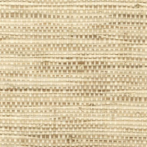 Beige raffia behang van Elitis: Rafta RM 1107-02 behang met fijne structuur