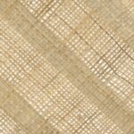 Detail van het het beige abaca behang met een geometrisch wieber patroon: Elitis Origine Trenza RM 1115-02 behang