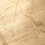 Handgemaakt beige raffia behang Elitis Origine Iranja RM 1108-02