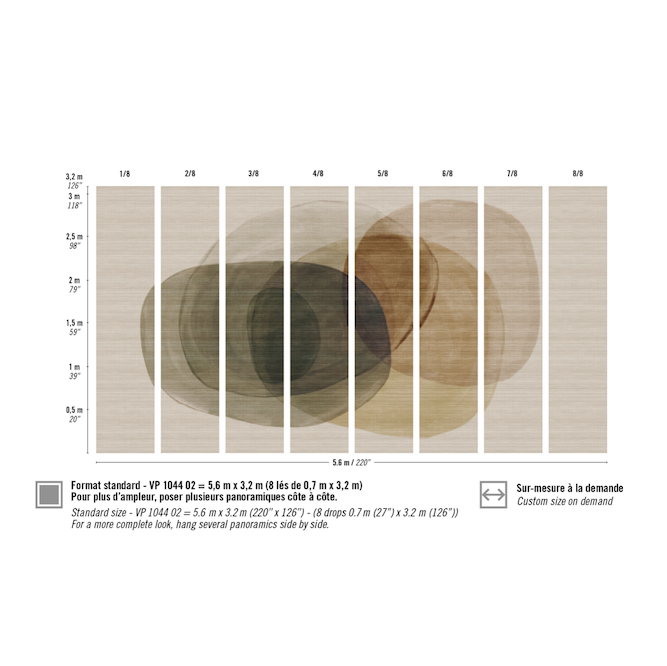 Elitis Marr Ova Prima VP 1044-02 La sève et le feu patroon