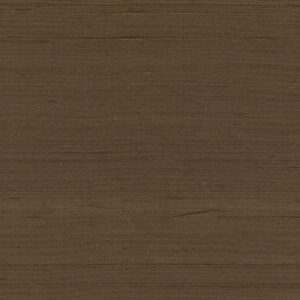 Effen bruin zijde behang Elitis Forever II Terre d'apparat