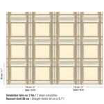 Elitis Pamir Shiraz RM 1126-01 Éclat d'ivoire behang patroon