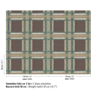 Elitis Pamir Shiraz RM 1126-75 Le faste et la cendre patroon