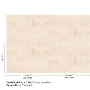 Elitis - Pamir Transgression RM 1134-50 La maîtrise des lieux patroon