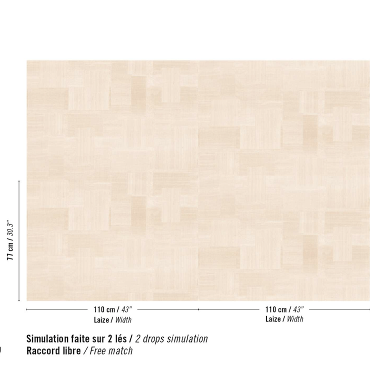 Elitis - Pamir Transgression RM 1134-50 La maîtrise des lieux patroon