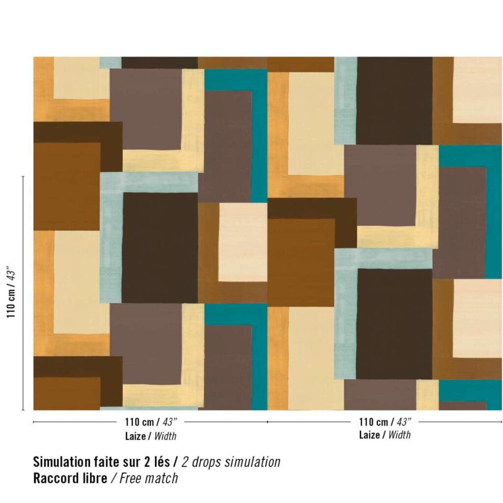 Elitis Pamir Zenith RM 1127-70 Comme un palais disparu patroon