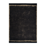 Product weergave van een zwart Outdoor vloerkleed Kalahari Minuit van Elitis TA 140-80-10