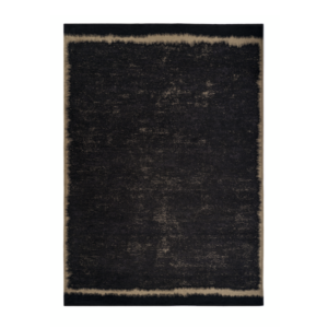 Product weergave van een zwart Outdoor vloerkleed Kalahari Minuit van Elitis TA 140-80-10