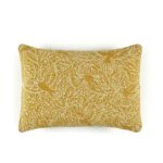 Sierkussen Elitis casoar-co-268-22-02 Miel met vogel patroon