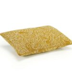 Sierkussen Elitis casoar-co-268-22-02 Miel met vogel patroon