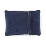 Blauw sierkussen Elitis happy-co-270-46-02 met passement