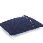 Zijkant blauw sierkussen Elitis happy-co-270-46-