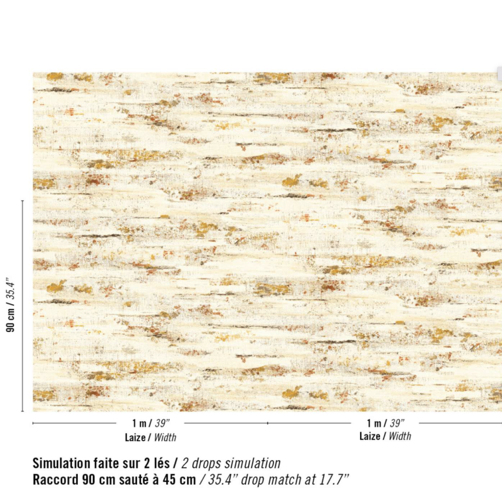 Elitis Lanzarote Scorza VP 1030-05 Lait de sève patroon