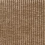 Detail van een bijzondere textielmuurbekleding met een bruin kleurig ribbeltje.