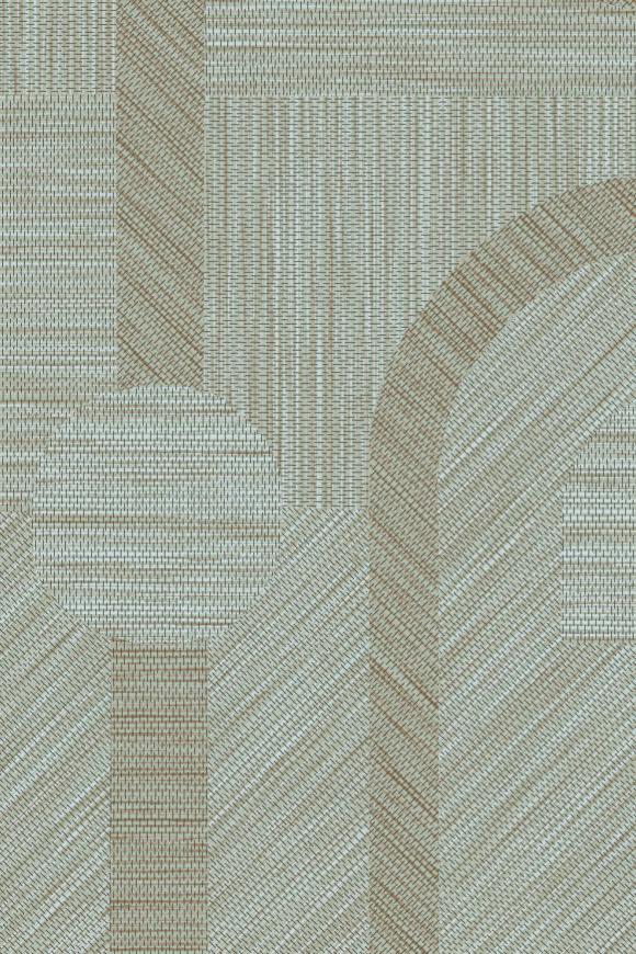 Arte Essentials Luxor Amulet behang in kleur Soft Teal (19412) - Product close-up