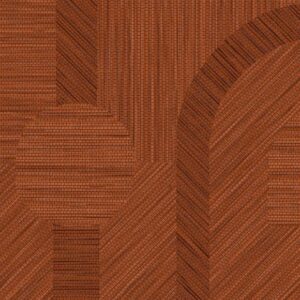 Arte Essentials Luxor Amulet behang in kleur Brick (19416) - Product close-up