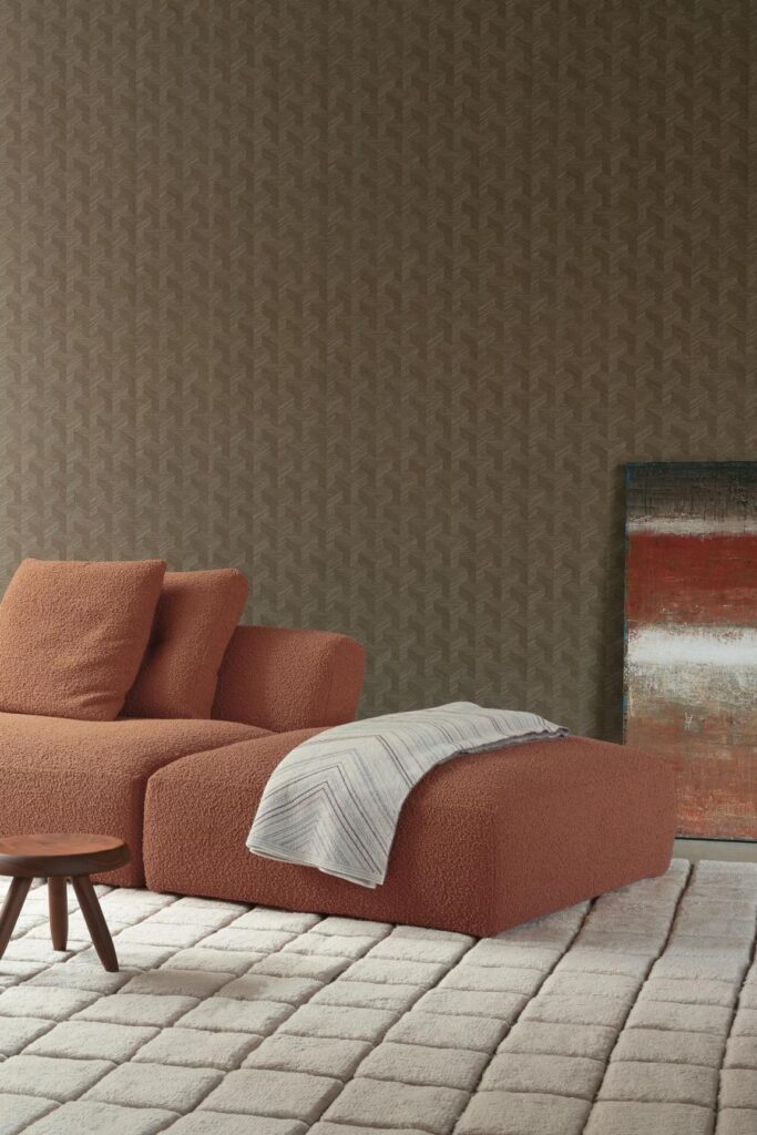 Arte Essentials Luxor Benoe behang (19453) - Interieur impressie