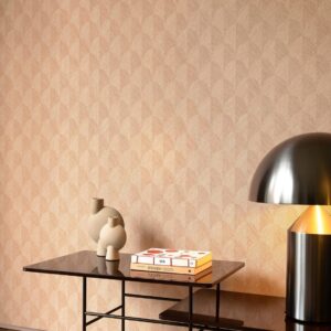 Arte Essentials Luxor Horus behang in kleur Blush (19436) - Interieur impressie