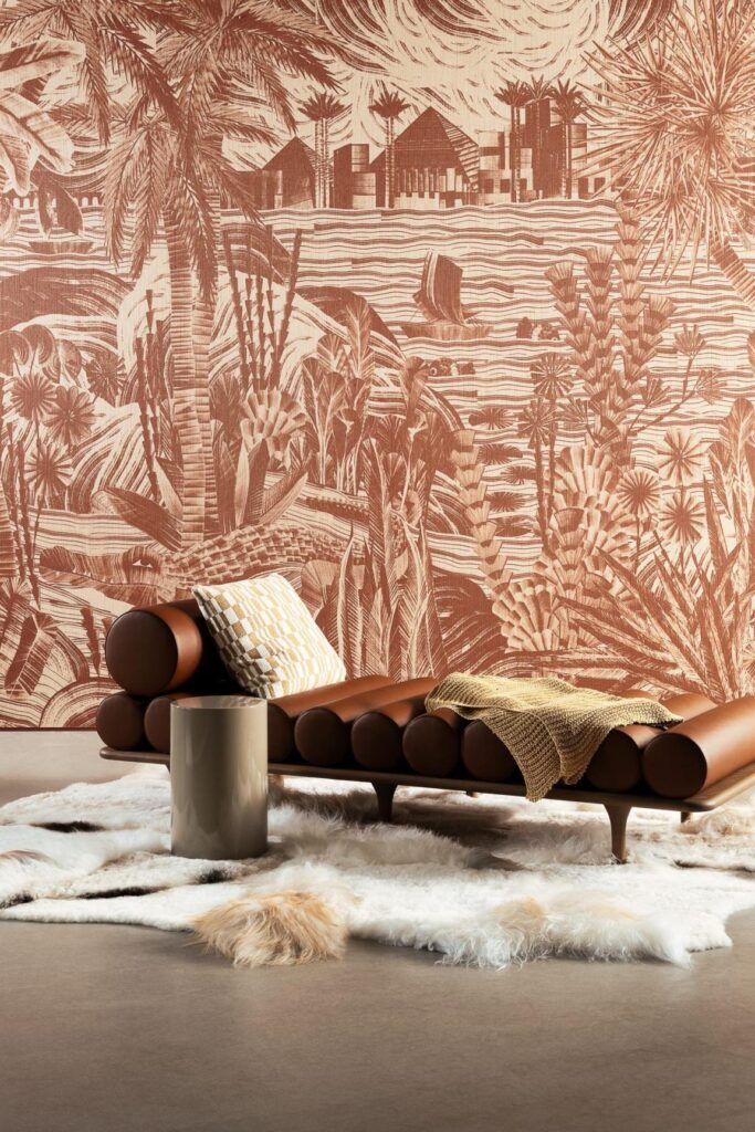 Arte Essentials Luxor Thebe behang (19461) - Interieur impressie