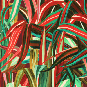 Arte Decors panoramiques Java behang in kleur Cherry (72010A) - Product close-up