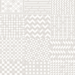 Illustratie van Fornasetti-geometrisch behang Geometrico in creme