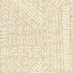 Raffia behang in beige met geometrisch patroon: Elitis Origine Alfabet RM 1108-01