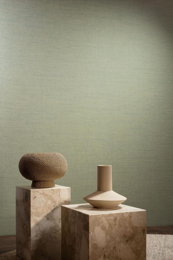 Arte Indienne Bundi behang in kleur Mint (18364) - Interieur impressie