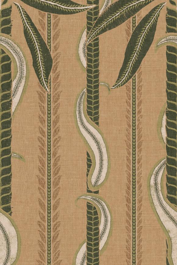 Arte Indienne Kerala behang in kleur Forest (18320) - Product close-up