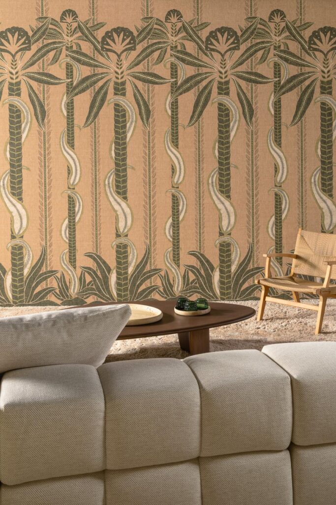 Arte Indienne Kerala behang (18320) - Interieur impressie