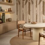 Arte Indienne Kerala behang in kleur Havana (18321) - Interieur impressie