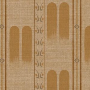 Arte Indienne Poona behang in kleur Cinnamon (18300) - Product close-up