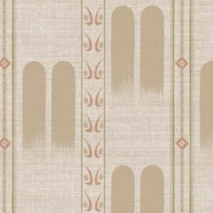 Arte Indienne Poona behang in kleur Stone (18301) - Product close-up