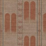 Arte Indienne Poona behang in kleur Mahogany (18303) - Product close-up