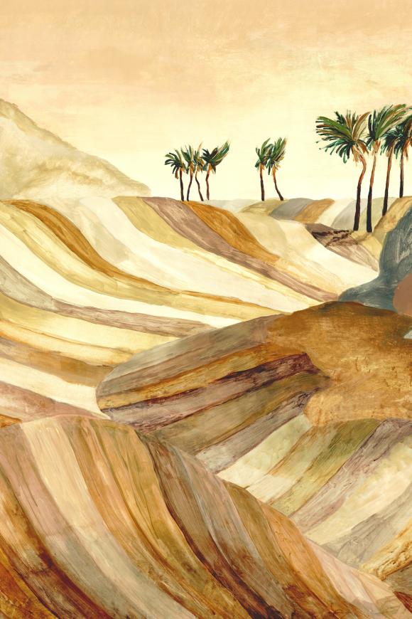 Arte Decors panoramiques Zerzura behang in kleur Warm Sand (74060A) - Product close-up