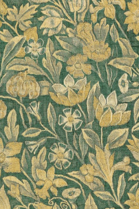 Arte Les Tapisseries Bouquet behang in kleur Emerald (97910) - Product close-up