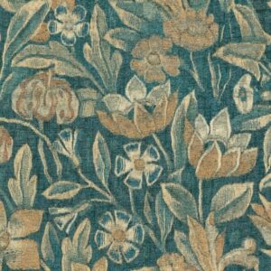 Arte Les Tapisseries Bouquet behang in kleur Teal (97911) - Product close-up