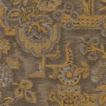 Arte Les Tapisseries Brocade behang in kleur Amber (97841) - Product close-up
