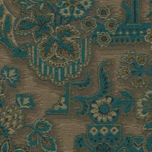 Arte Les Tapisseries Brocade behang in kleur Peacock (97842) - Product close-up
