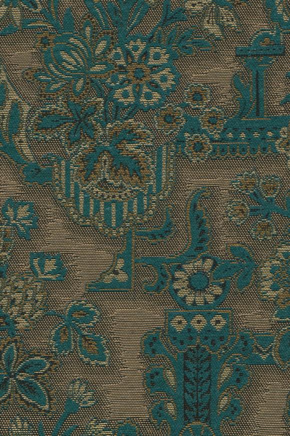 Arte Les Tapisseries Brocade behang in kleur Peacock (97842) - Product close-up