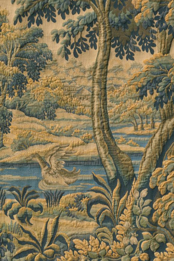 Arte Les Tapisseries Bucolique behang in kleur Forest Green (97850) - Product close-up