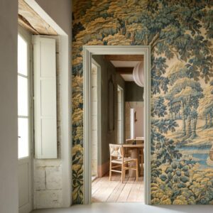 Arte Les Tapisseries Bucolique behang in kleur Forest Green (97850) - Interieur impressie