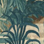 Arte Les Tapisseries Collines behang in kleur Indigo (97900) - Product close-up