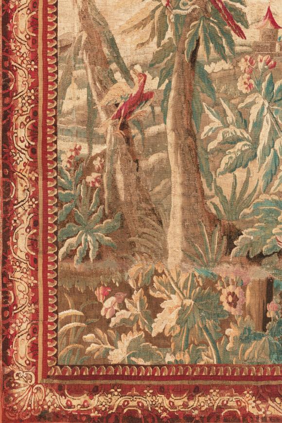 Arte Les Tapisseries Floraison behang in kleur Red Foliage (97870) - Product close-up